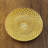 Pina Gilded Glass Soup Plate Gold
