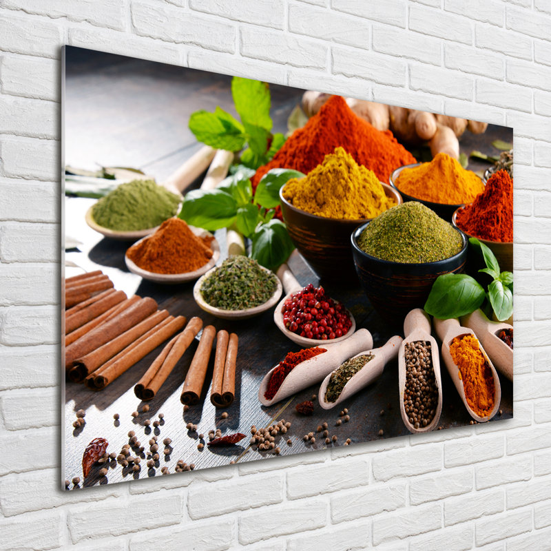 Colorful Spices - Unframed Art Prints on Glass