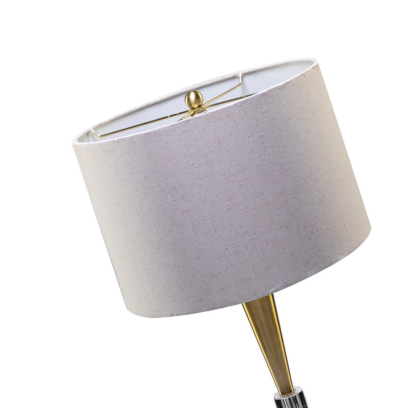 Willis Modern 26.2" Gold/Clear Standard Table Lamp