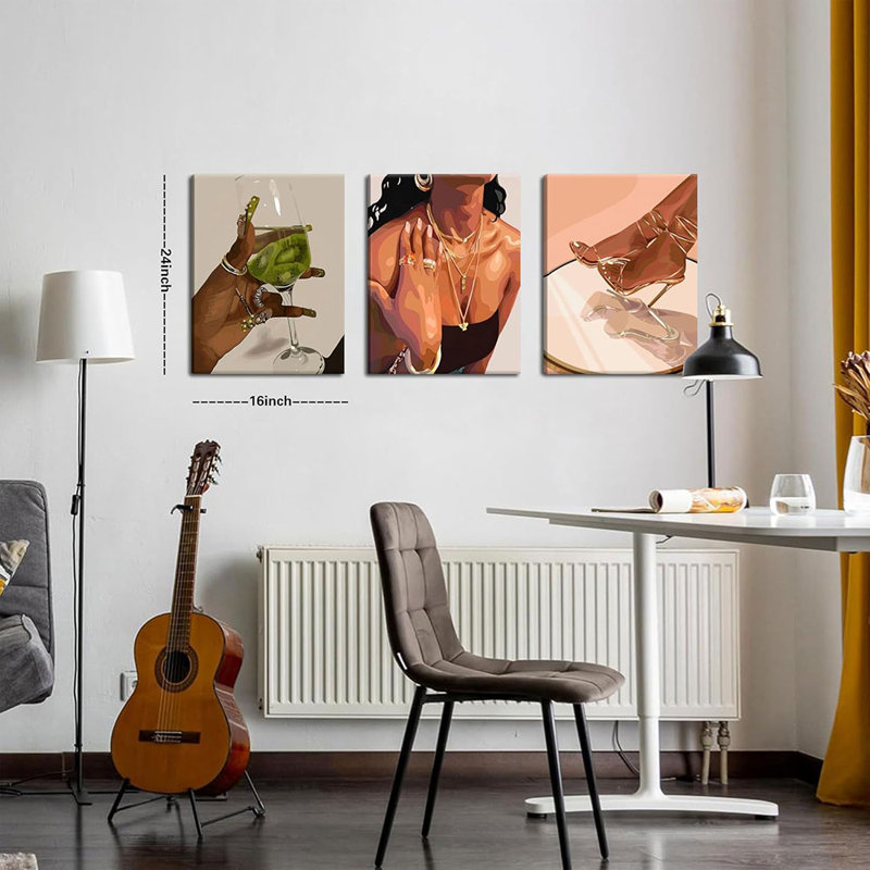 3 Piece Wrapped Canvas Print