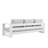 Hoyt 92.52" Outdoor Aluminum Sofa with Optional 27.56" Versatile Ottoman-786084010-799072939-790959986