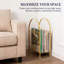 Freestanding Magazine Rack, Magazine Organizer Metal Holder