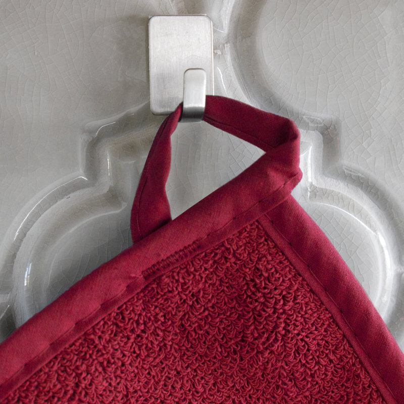 RITZ Cotton Potholder Set, Paprika Red