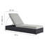 Ensemble de chaise longue d'extérieur 3 pièces Modway Tahoe-95616657