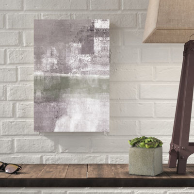 «Green and Mint Abstract», reproduction d'art sur toile tendue
