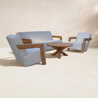 Levitt 5-Person Teak Patio Seating Group