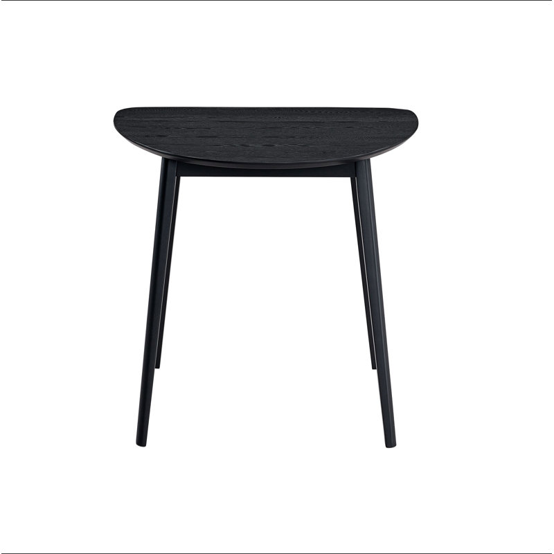 Real Black Finish Dining Table