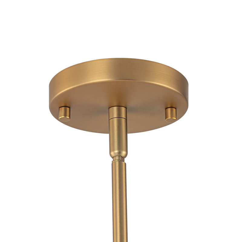 Luminaire suspendu tambour en tissu 4 lumières Modern