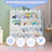 Wavy Wooden Front Facing Bookshelf-620036121