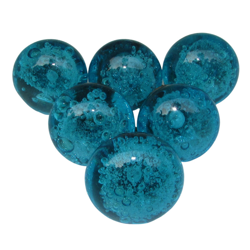 Oversized 1 11/16" Diameter Mushroom Knob Multipack, Blue