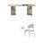 Modern Rectangular Rock Slab Dining Table Sets-103837781