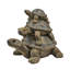 Statue famille en tortue 3 piles