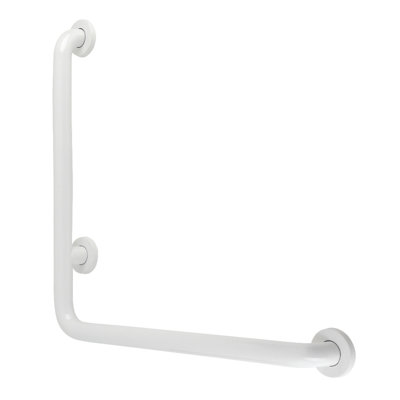 Kingston Brass Made To Match 24-Inch X 24-Inch L-Shaped Grab Bar, 1-1/2 Inch O.D, Right Hand