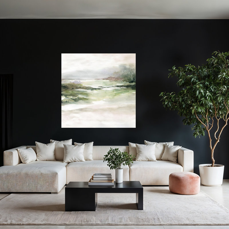 Art mural abstrait Himal Meadows, H 48 po x l 48 po