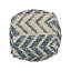 Pouf en laine et coton Alina, siège ou repose-pieds durable et élégant pour les intérieurs modernes, parfait pour les petits espaces