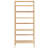 4-Tier Bamboo Ladder Shelf for Elegant Home Storage