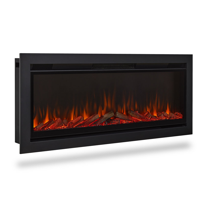 Wall-Mount or Recessed Electric Fireplace by Real Flame, 21.7" H x 49" W x 5.2" D