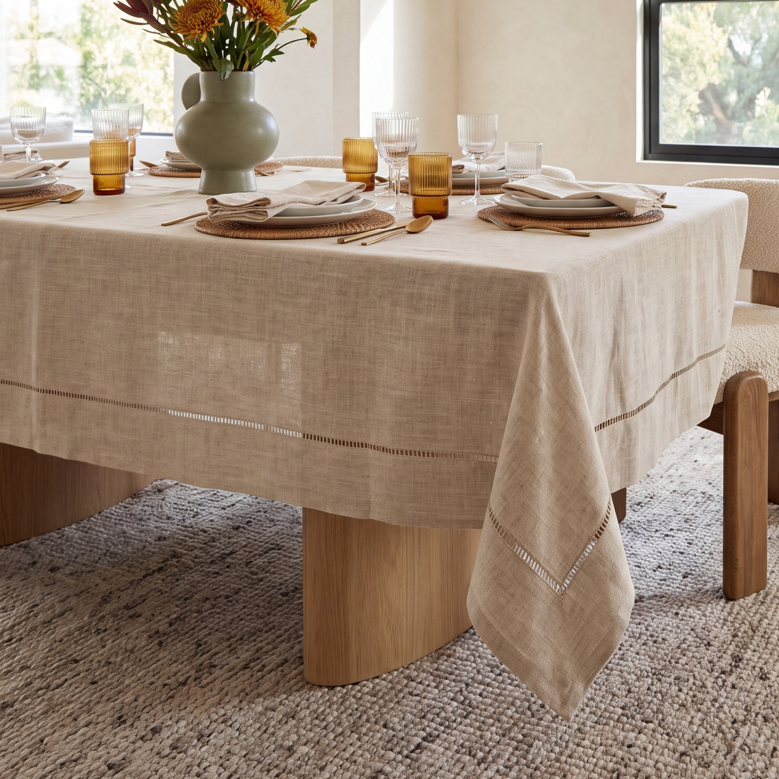 Cowen Tablecloth, 120" x 65"