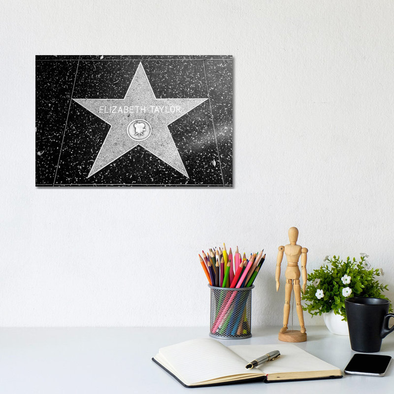 Elizabeth Taylor Star by Susanne Kremer - Gallery-Wrapped Canvas Giclée on Canvas, Wrapped Canvas, 20.32 cm H x 30.48 cm W