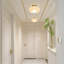 Plafonnier semi-encastré Mid-Century moderne beige-116510845