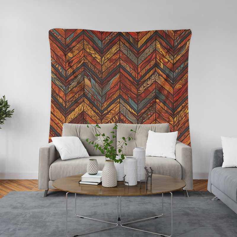 Tapisserie murale, H 80 po x l 68 po x P 0,8 po