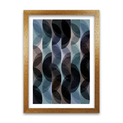 Blue Colourful Abstract B - Print