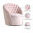 Alessio Velvet Upholstered Swivel Barrel Chair-817583557