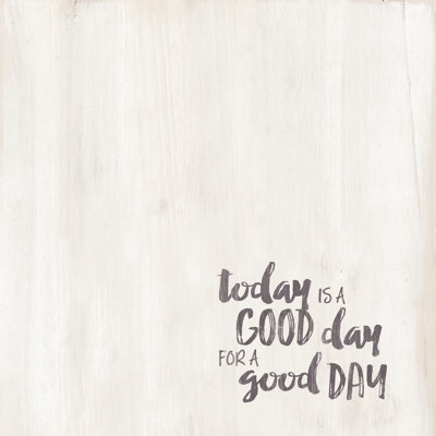 Good Day - Wrapped Canvas Print