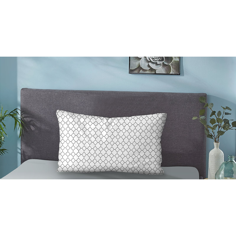 Mix & Match 100% Cotton Pillow Case, Black Grey, 40 x 80cm