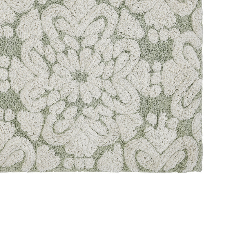 Tapis pour salle de bain 100% coton 1885 g / m² avec endos en latex antidérapant Danmat Danmat, Rectangle 17 po x 24 po