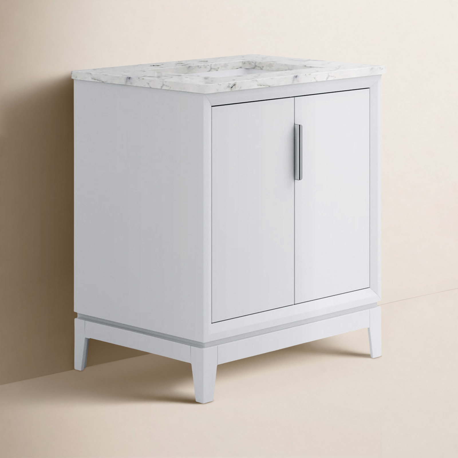 Belmar 30'' Single Bathroom Vanity, White