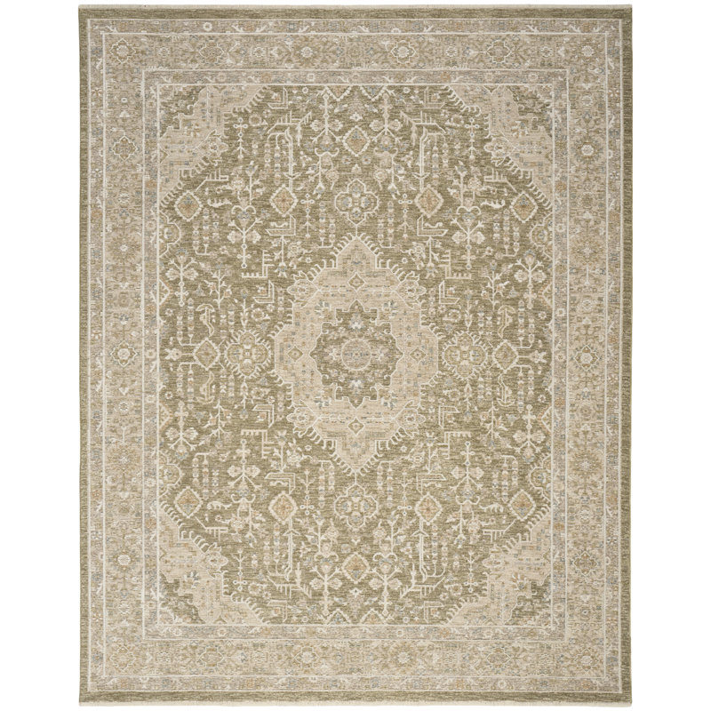 Hemington Green Vintage Indoor Rug, Rectangle 7'10" x 10'