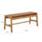 Skovde Faux Leather Upholstered Bench