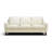 Auraluxe Genuine Leather Square Arm Sofa