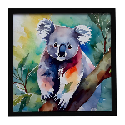 Koala Framed Metal Print