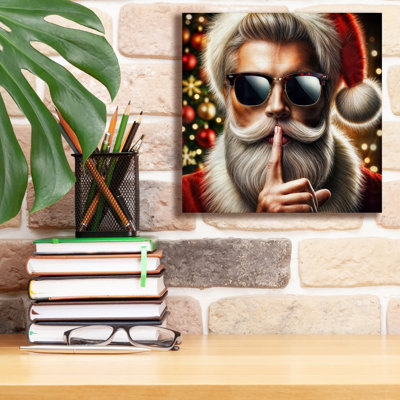 Liene 'Modern Santas Secrets' by Rey Klimt Canvas Wall Art