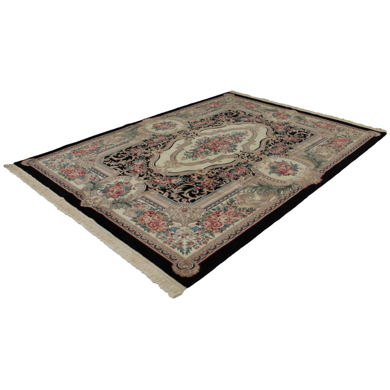 9'X12' Oriental Area Rug in Black