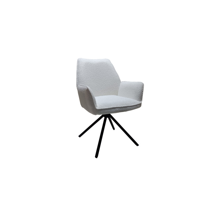 46cm H Upholstered Armchair, Ivory