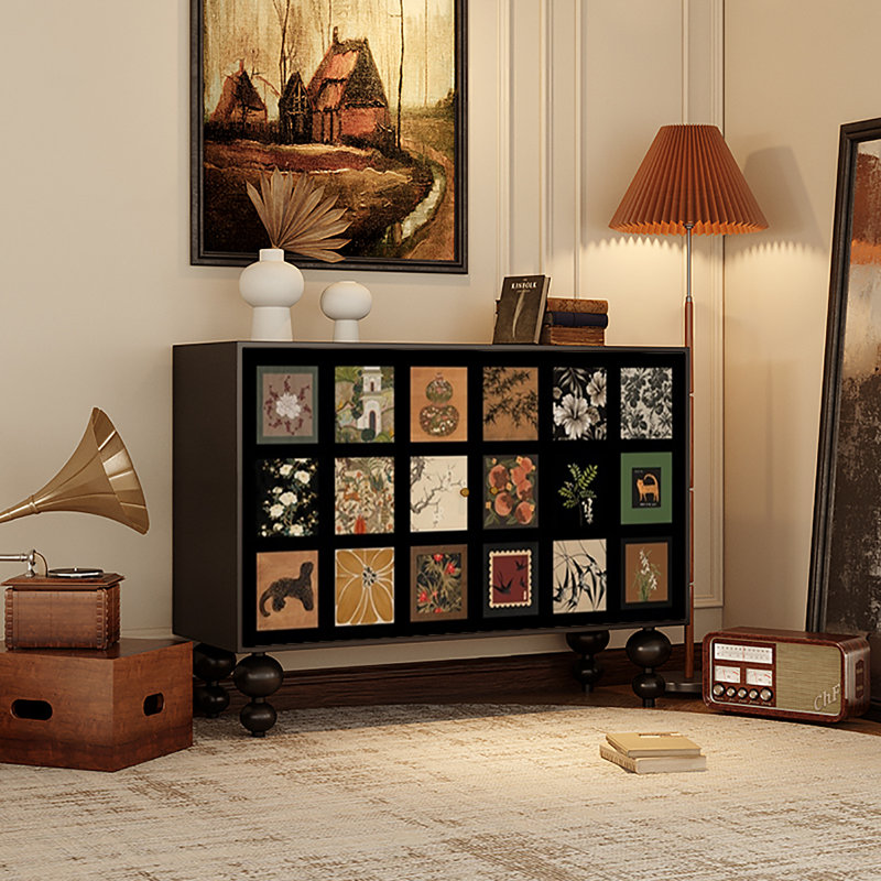 Armoire de rangement rétro