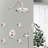 Brushed Nickel Bathroom Shower Faucet With Soft Rubber Spray Holes And Fixture 360-degree Rotation Included Diverter Valve-118768078