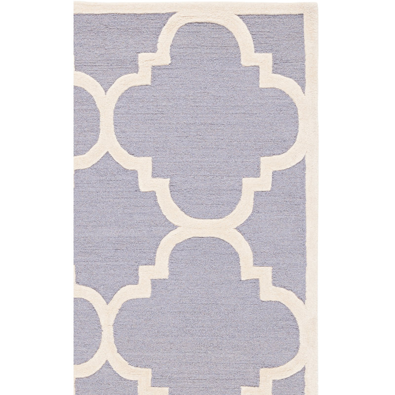 Tapis géométrique en laine touffeté à la main Cannen, Rectangle 2 pi x 3 pi