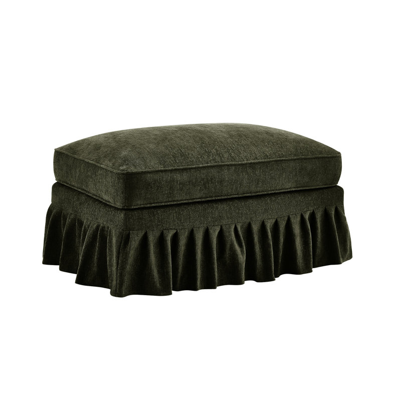 Chenille avec plis à volants amovibles pour présentation à deux volets, support en mousse haute densité confortable, dossier et conception courbés harmonieux, tissu fileté argenté, configuration à plusieurs meubles