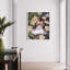 Floral Embraced Island Girl - Print on Canvas-227134665-227134670