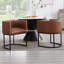 Chaise rembourrée en similicuir avec accoudoirs-1349986817-1349986819