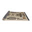 Tapis décoratif multicolore à motif abstrait-979810101