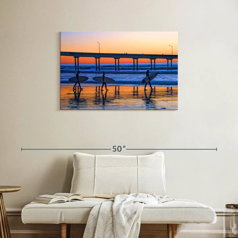 Aletra Ocean Beach Surfers, 24" H x 36" W
