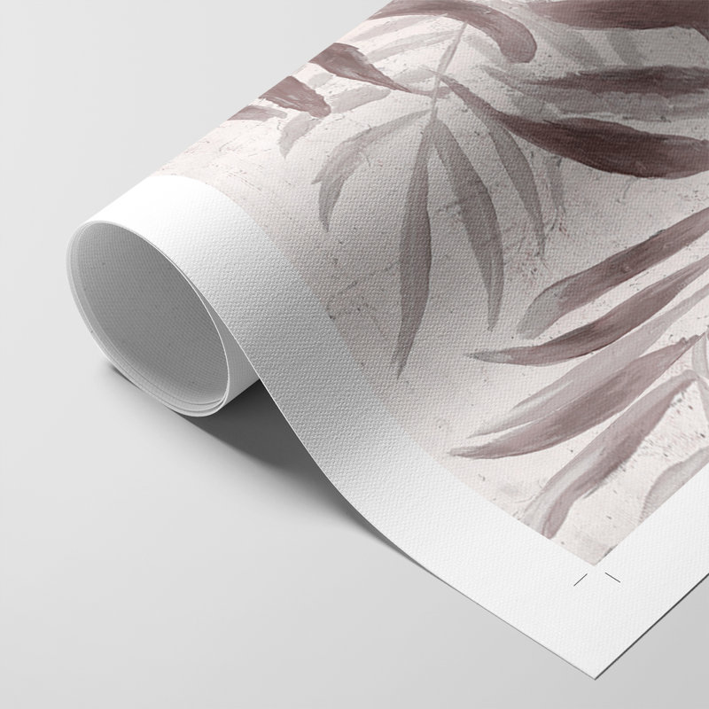 «Inverted Island Palms I», impression sur toile seulement - non encadrée, H 18 po x l 12 po