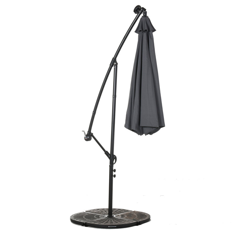 Parasol Chiles 117,6, Gris foncé