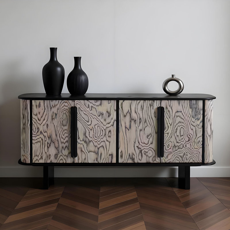 Buffet de rangement léger et luxueux, H 31,49 po x l 78,74 po x P 16,53 po