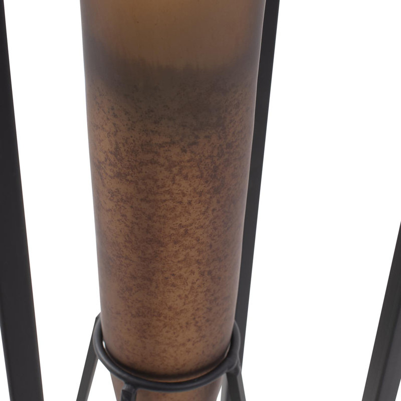 Vase en bronze Euler, H 36,25 po x l 9,5 po x P 9,5 po